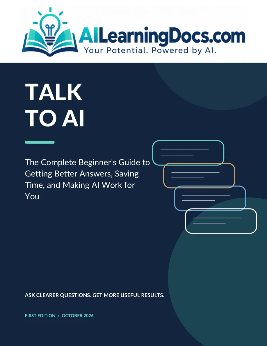 Talk to AI beginner's guide cover