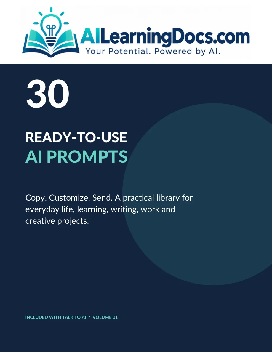 30 Ready-to-Use AI Prompts cover